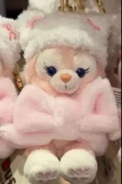 リーナベル　冬　お座りぬいぐるみキーチェーン　香港ディズニー