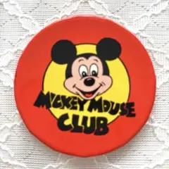 当時の品！ミッキーマウスクラブ缶バッジ　ディズニー　disney MICKEY
