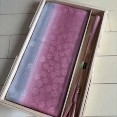 月*夜様 ■T3874■未使用品■正絹■薄紅梅色×グレイ　帯揚げ帯締めセット■