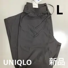 UNIQLO エアリズムストレートワイドパンツ グレーL★新品★