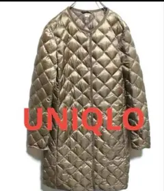 【スリムに見える！】UNIQLO ウルトラライトダウンコート Mユニクロ