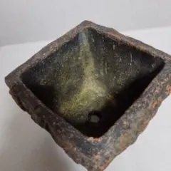 花模様の陶器鉢 小型