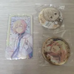 fine　天祥院英知　缶バッチ＆チケット風ホロカード