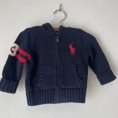 美品Ralph Lauren フード付きカーディガン