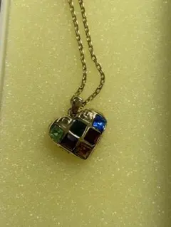 新品　ジバンシー　ハートネックレス　マルチカラーのサムネイル