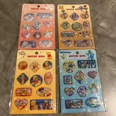 ディズニーウォーターシール4セット
