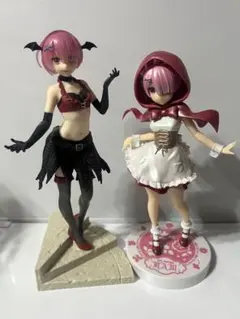 Re:ゼロから始める異世界生活 ラムフィギュア 2体まとめ売り