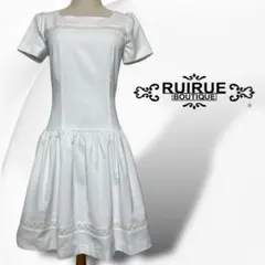 ルイルエブティック ♡かわいい上品ワンピース　ホワイト