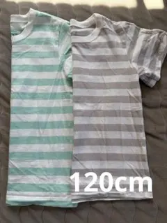 無印良品　半袖　Tシャツ 120cm 2枚セット　③