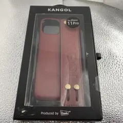 KANGOL iPhone 11 Pro ハンドルケース レッドのサムネイル