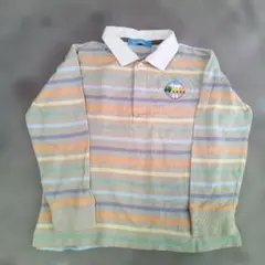 familiar ボーダー ポロシャツ 120