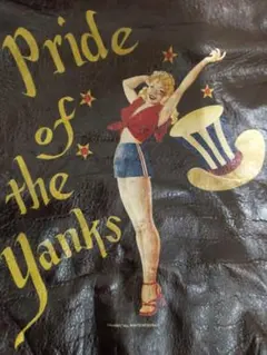 AVIREXUSA80年代TYPE A-2 レザージャケット Mサイズバッグプリ