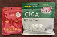 LuluLun フェイスマスク 7枚 & CICA Daily Mask 31枚