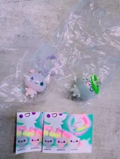 ぷくぷくあわわちゃん　めじるしアクセサリー　2点セット