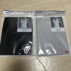 2枚セットUNIQLO エアリズム シームレスタンクトップ　WOMAN Sサイズのサムネイル