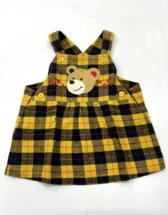 ミキハウス　ジャンパースカート　レトロ