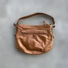 00s unkownレザーハンドバッグarchiveグランジY2K フェアリー