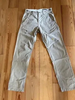 JOHNBULL ベージュ ペンキ チノパン ジョンブル