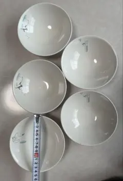 ミスド　ピングー　陶器ボウル5個セット