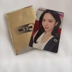 TWICE THIS IS FOR ポップアップ 購入特典 トレカ ミナ