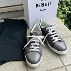 Berluti スクリットレザー スニーカー グレーのサムネイル