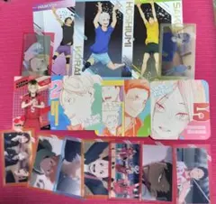 ハイキュー　ポストカード　コースター　クリアカード