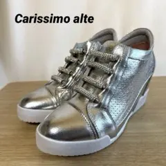 【未使用】Carissimo alteカリシモアルテ スニーカー　シルバー　厚底のサムネイル