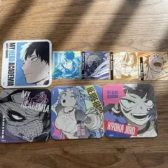 ヒロアカ原画展 アートコースター スクエアステッカー 轟焦凍