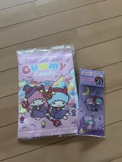 リトルツインスターズ 1番くじ ポーチ アクリルチャームセット