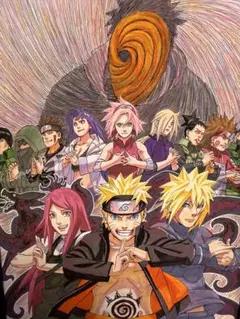 NARUTO ナルト イラスト アートフレームのサムネイル