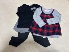 mikiHOUSE &HOTBISCUITS 90cm3点セット