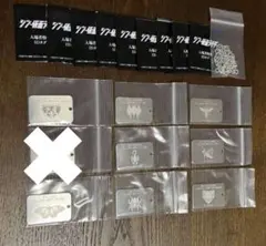 純銀レリーフ 富士山彫刻 プレート ミニ3枚 pure silver4.35g〜 - メルカリ