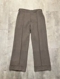 ど*た様 OVERCOAT ヘリンボーン ウールトラウザー サイズ0のサムネイル