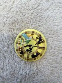 ディズニー　刺繍缶バッチ　ピーターパン