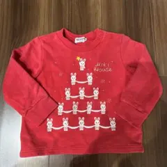 MIKIHOUSE ミキハウス トレーナー 90 うさこ