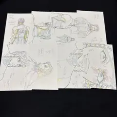 鬼滅の刃 遊郭編 次回予告原画ポストカードセット 第八話 煉獄 天元