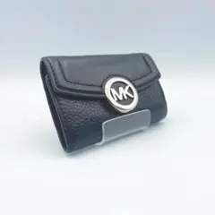 【MICHAEL KORS（マイケルコース）】キーケース 6連 レザー ブラック