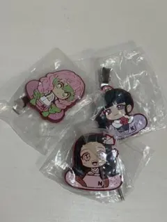 鬼滅の刃 キャラばんちょうこう ヘアクリップ 弍　 蜜璃・カナヲ・ねずこセット