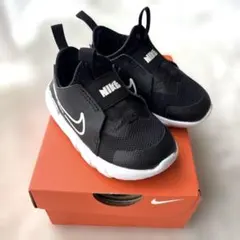 NIKE フレックスランナー　スニーカー スリッポン キッズ　黒　シューズ