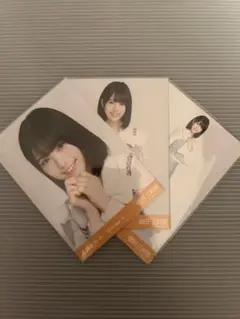 増田三莉音 ビッグボウタイブラウス 3種コンプ 乃木坂46 生写真