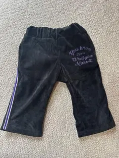 《値下げ》BREEZE ベロアトラックパンツ　80cm