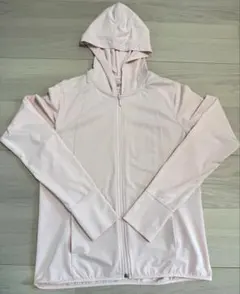 UNIQLO L レディース ピンク エアリズムパーカー UV 指穴あり