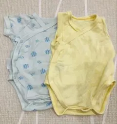 UNIQLO コットンメッシュボディースーツ　60サイズ　肌着