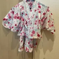 マザウェイズ 浴衣ドレス 110cm 桜柄のサムネイル
