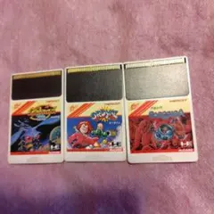 PCエンジン　ナムコ系ソフト3本（オーダイン他）