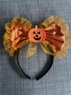 かぼちゃリボンカチューシャ ハロウィン