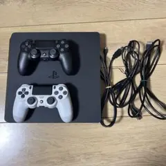 【動作確認済み】PS4 ブラック コントローラー2個付き