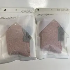 Hug elephant ベビーソックス Mサイズ ピンク