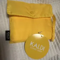 KALDI オリジナルエコバッグ 黄色イエロー