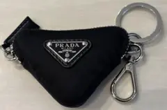 PRADA トライアングルロゴ　ナイロン製キーホルダー　キーケース　チャーム
